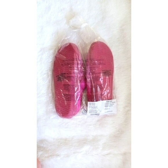 Velveteen Memory Foam Lined Slippers (Size Small / 5-6) Pink Color Only ~ NEW!! - Picture 5 of 6